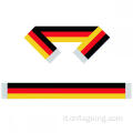 Sciarpa dei tifosi di calcio della sciarpa della squadra di calcio della bandiera della bandiera della Germania 15*150cm